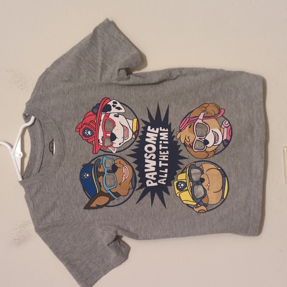 Nickelodeon Paw patrol grey shirt size 5 T